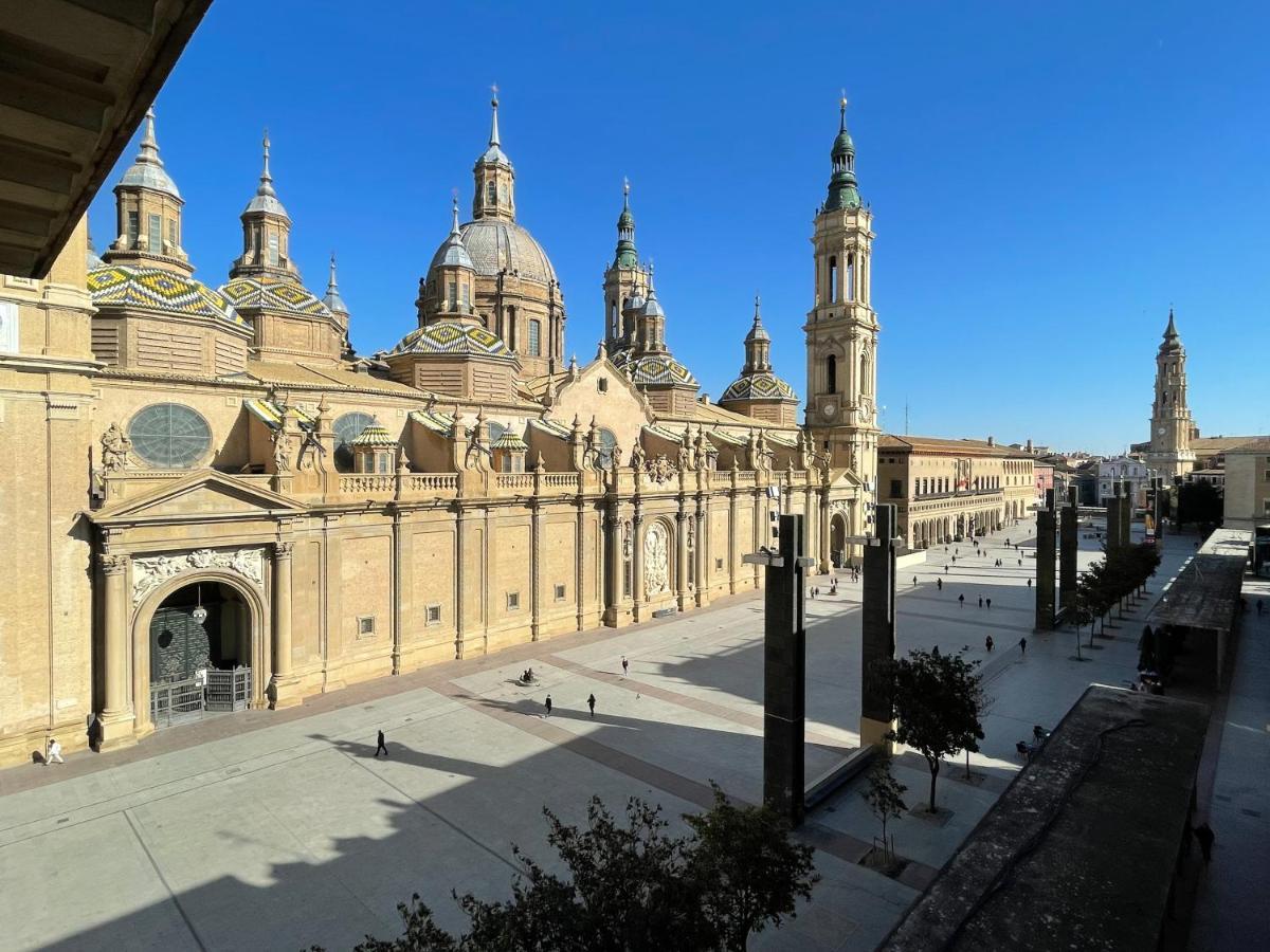 Az El Balcon A La Basilica II - Vistas Inmejorables A La Basilica Del Pilar! Apartment Zaragoza Ngoại thất bức ảnh